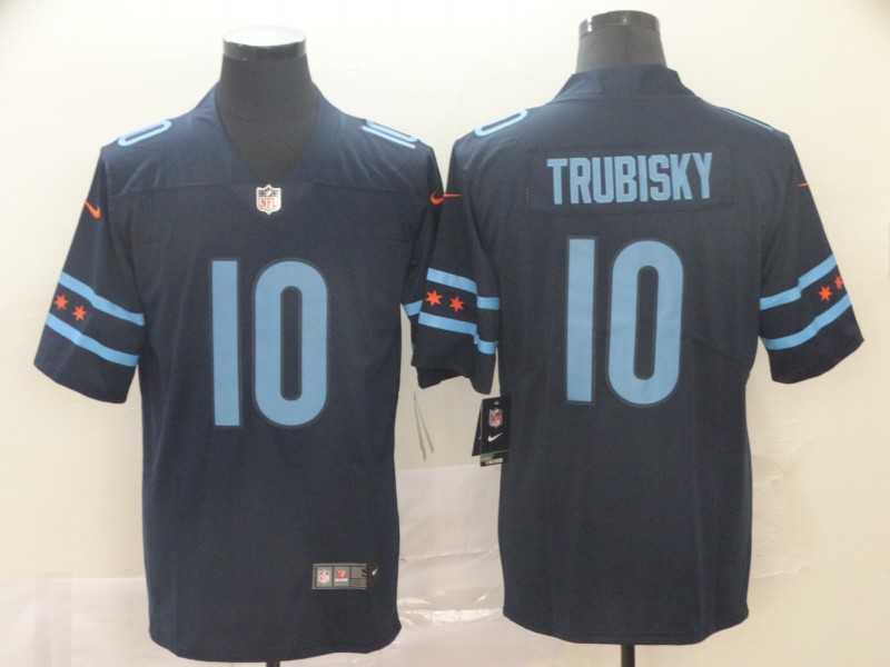 Nike Bears 10 Mitchell Trubisky Black City Edition Vapor Untouchable Limited Jersey,We sell and wholesale Nike Bears 10 Mitchell Trubisky Black City Edition Vapor Untouchable Limited Jersey on line form chian!